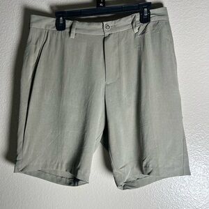 NWT Tommy Bahama Men’s 100% Silk. Color- Asparagus. Tortola flat front SZ-34